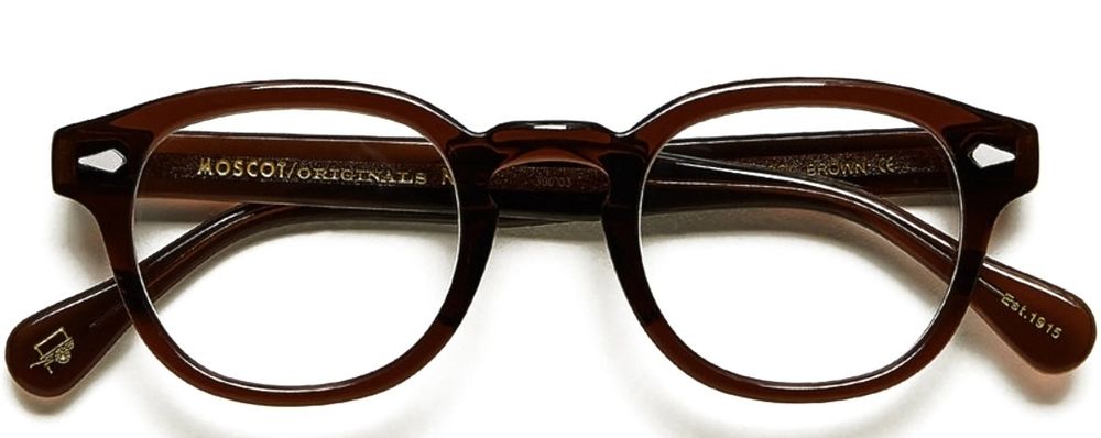 Muito bonitos óculos "Moscot"