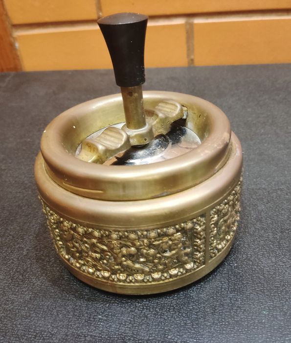 Cinzeiro antigo Roulette Ashtray Schleuderrascher original