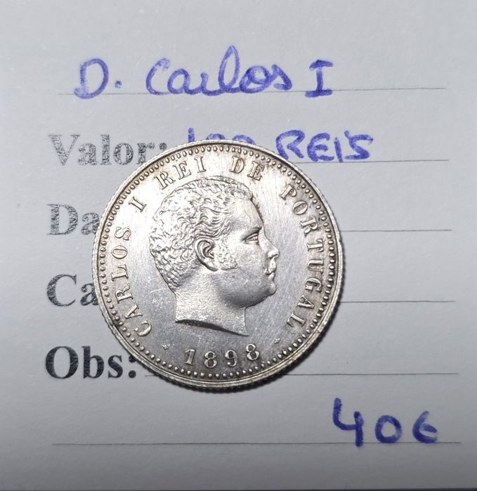 100 reis 1898 D.carlos i