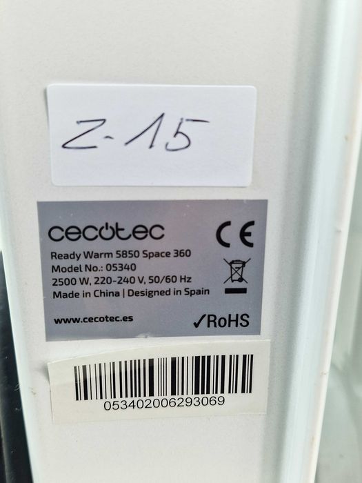 Cecotec ready warm 8000 termiczny  grzejnik elektryczny 2000w