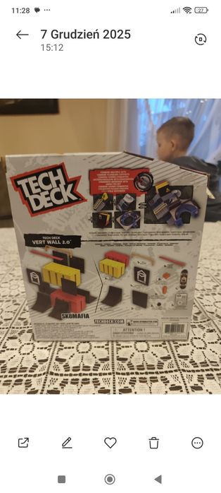 Deska TECH DECK  rampa z dyskorolką