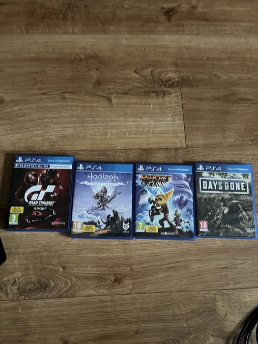 приставка sony playstaytion 4 slim 1 tb з дисками і 2 оригінальними джойстиками