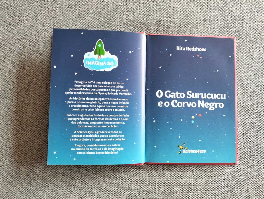 Livro juvenil "O Gato Surucucu e o Corvo Negro" de Rita Redshoes