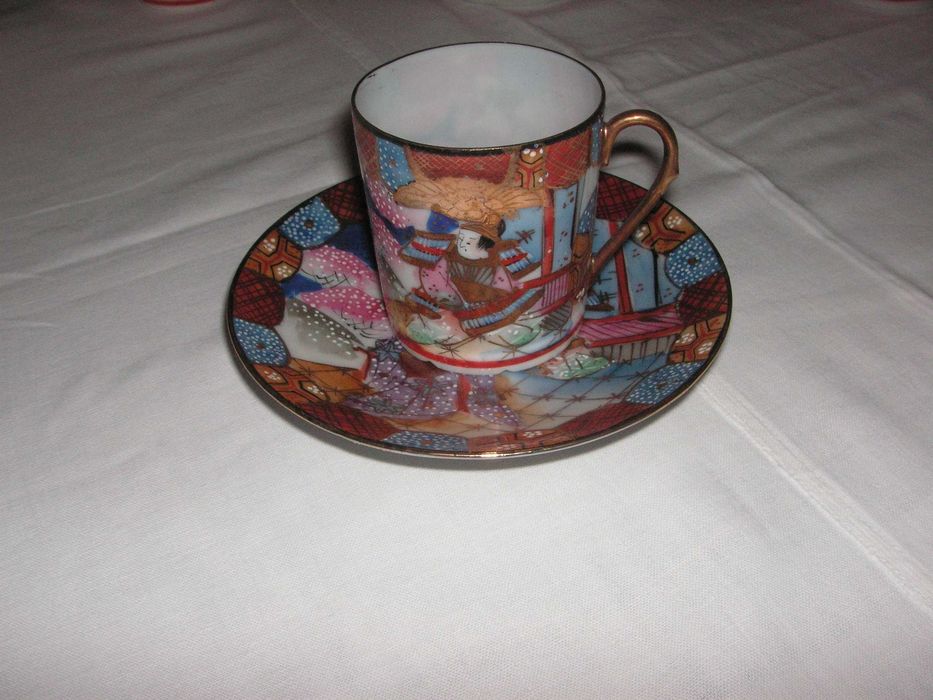 Serviço de Café de Porcelana Japonesa Casca de Ovo