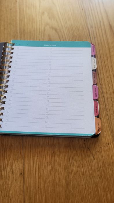 Agenda 2026 12 Meses ENG  - Planner Espiral + Separadores