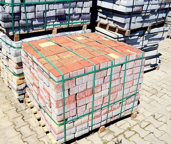 Kostka brukowa Acropol 6cm 39zł/m2 barwy jesieni szary