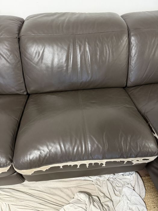 Sofá Chaise Longue Castanho Reclinável | A Funcionar