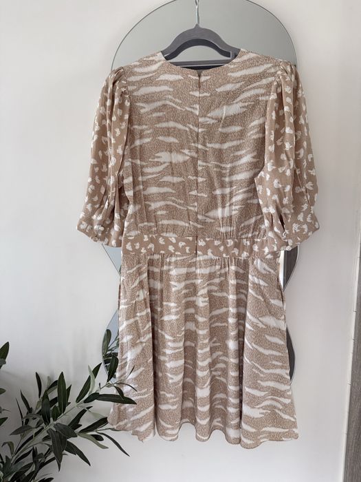Sukienka mini lato beżowa Ted Baker rozmiar 38 40