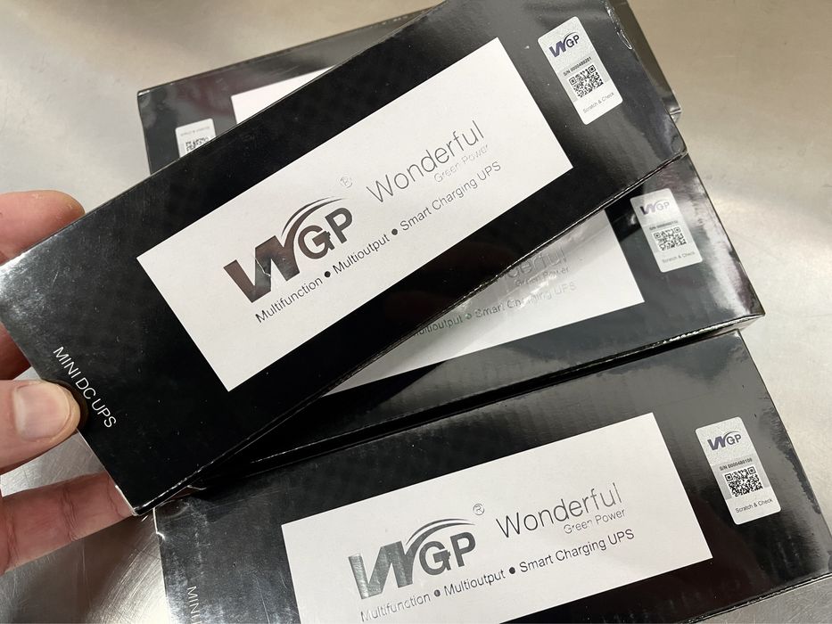 Повербанк безперебійник для модему роутера WGP UPS DC 10400мАч 12/9/5в