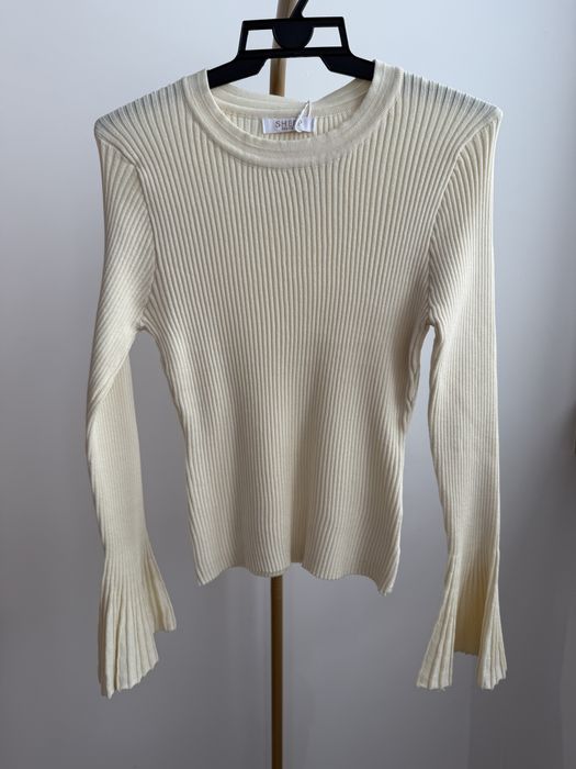 Sweter damski cienki wiskoza dzwonek uniwersalny