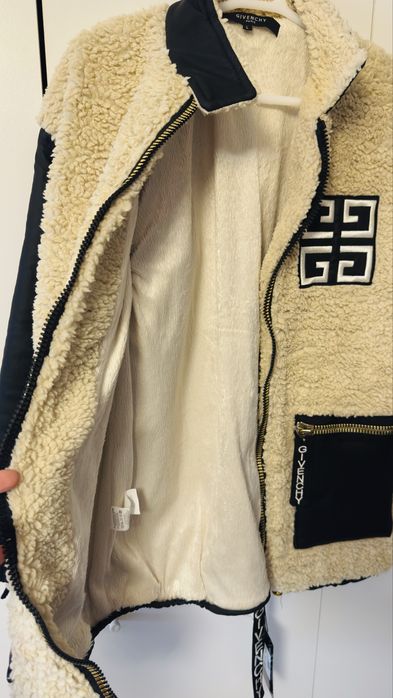Kurtka polar z eko skórą Givenchy