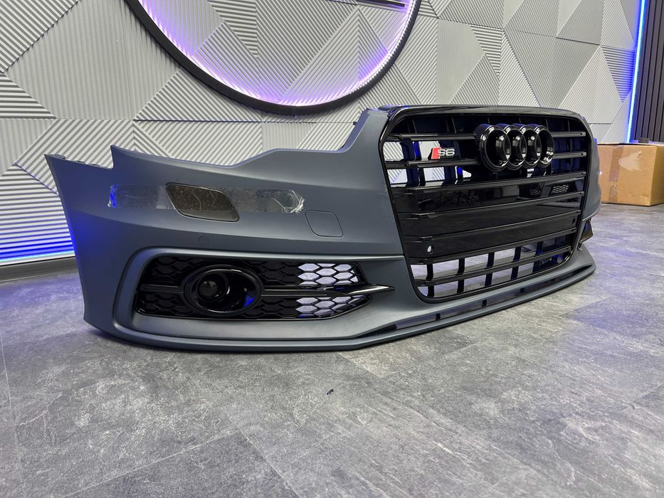 передний бампер на audi a6 C7 до рестайлинг S-Line / S6 стиль