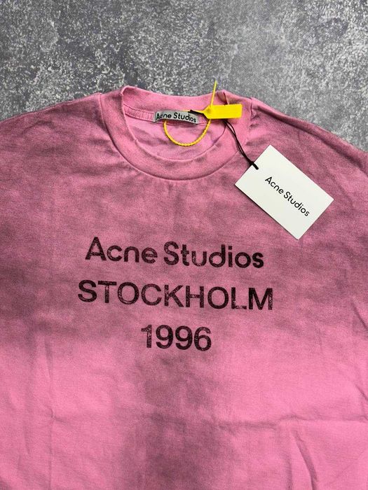 Acne Studios STOCKHOLM 1996 лонгслів лонгслив футболка рожева S M.