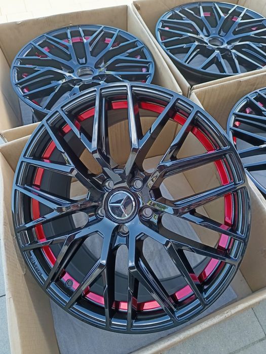 #M6 Alufelgi R18  5x112 BMW Skoda Seat Audi Mercedes Nowe Redline