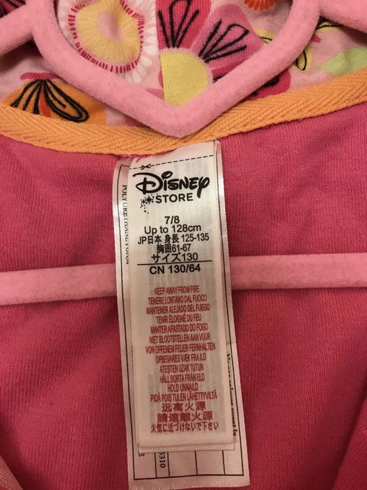 Махровый, пляжный халатик Disney Minni Mouse р. 7-8 лет рост 125-135см