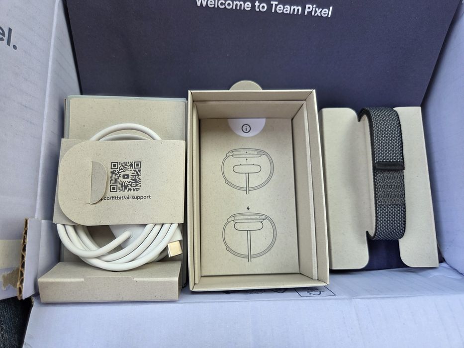 Google Fitbit Air (1 Mês de Uso) + Pulseira Extra Original Névoa cinzenta + Fatura/Garantia