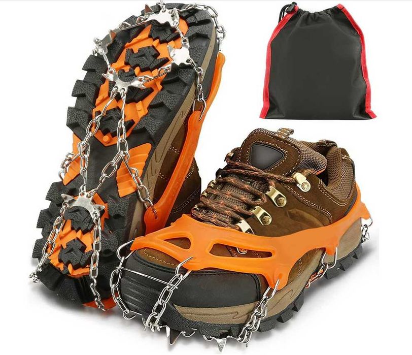 Raczki Na Buty Antypoślizgowe Turystyczne Z Kolcami Łańcuchy 38-45R