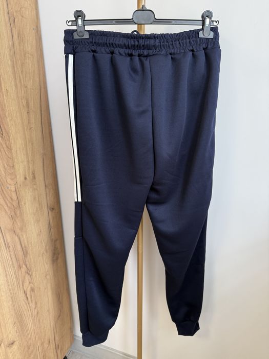 Spodnie męskie dresowe granatowe M