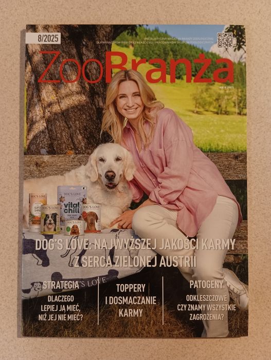 2 czasopisma "Zoo Branża" nr 1/2025 i 8/2025.