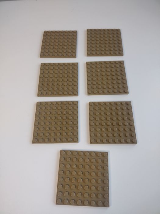 LEGO plate 8 x 8 - 7 szt