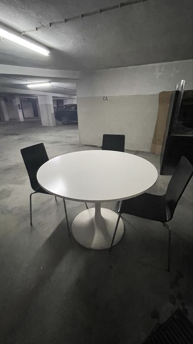 Mesa Redonda Branca Ikea