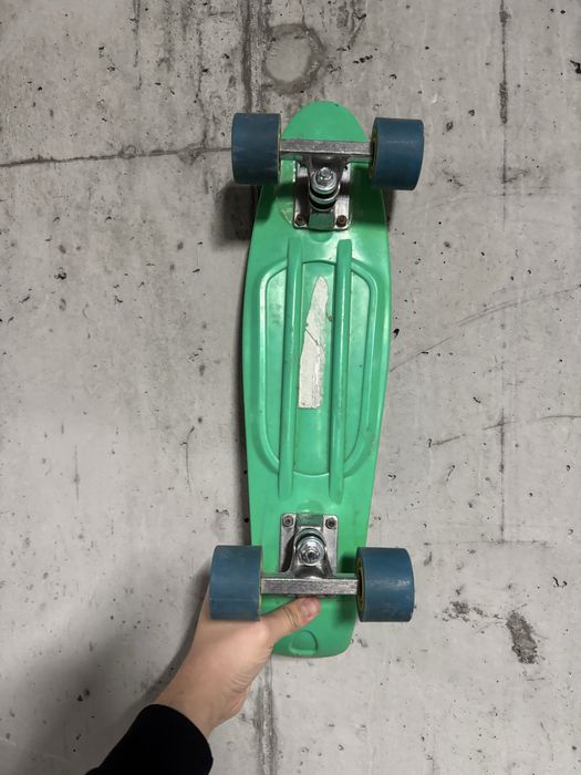 Deskorolka fiszka zielona solidna 10 zl