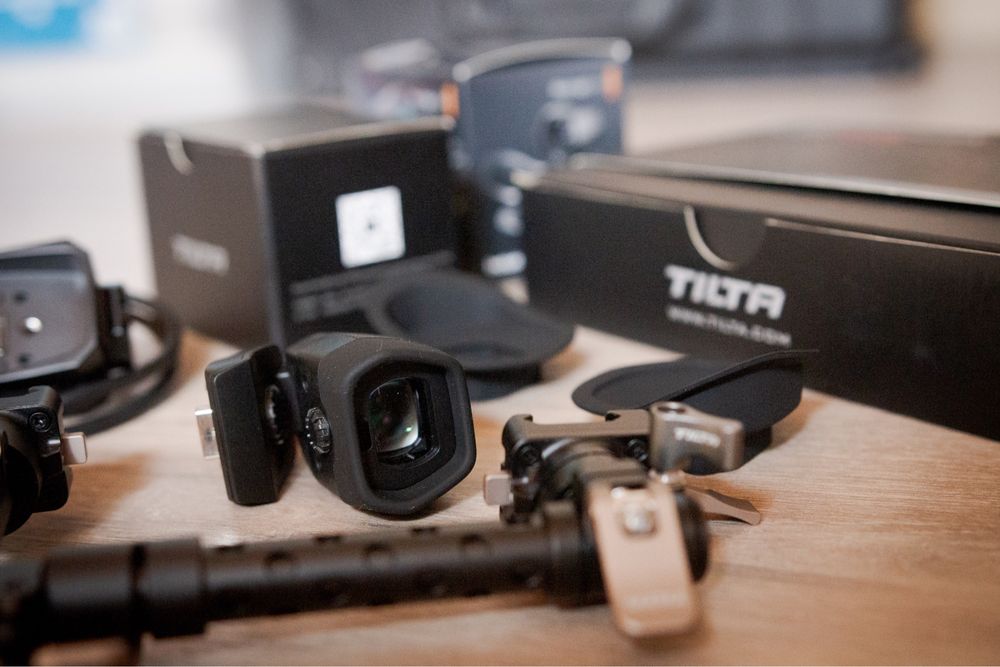 Blackmagic PCC 6K Pro EVF + Tilta Extension