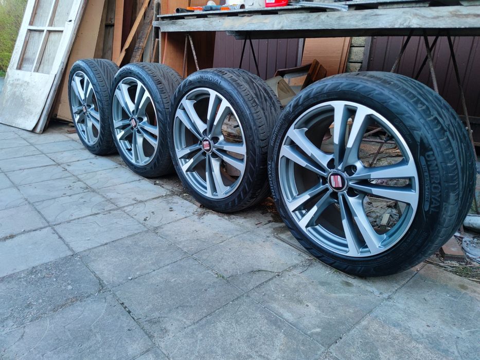 Диски комплект Audi A3/S3 8V0601025AJ 7.5" ET51 + Uniroyal Rain Sport 225/45 R18