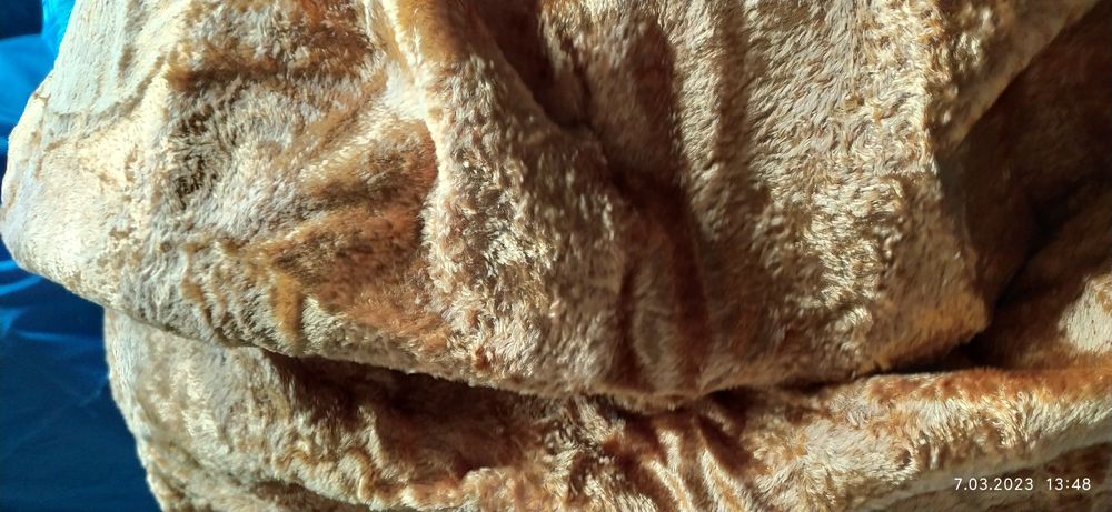 Zasłony narzuty welur prl