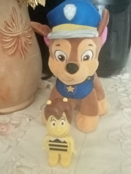 Boneco peluche Cão Polícia, Patrulha Pata