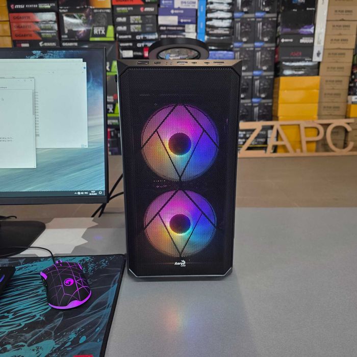 Комютер Intel Core i3-9100, 16GB DDR4, Sapphire RX 470, SSD 480GB