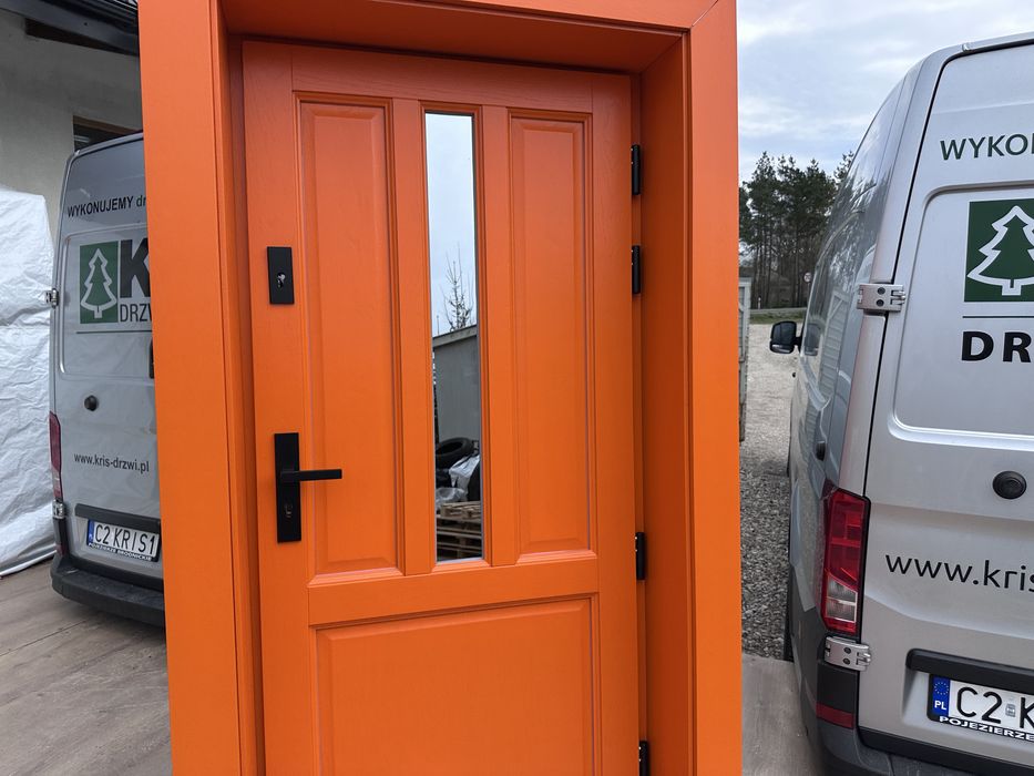 Drzwi zewnętrzne drewniane Na wymiar czyste powietrze Cała Polska