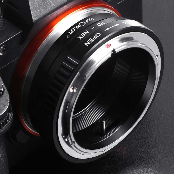 Adapter Canon FD na Sony E-mount Alpha Nex bezlusterkowce K&F Concept