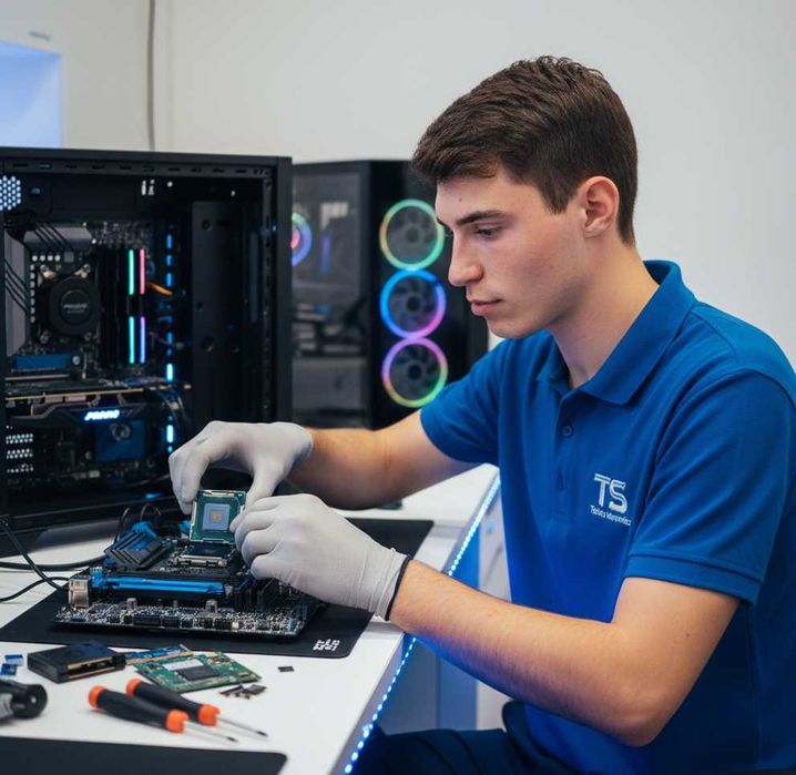 Arranjo Computadores Torre e Computadores Portáteis