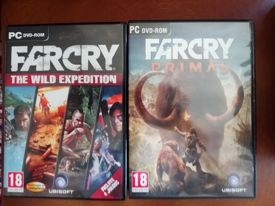 Vendo pack  jogos FarCry 1 2 3 incluídos mesma caixa e far cry primal