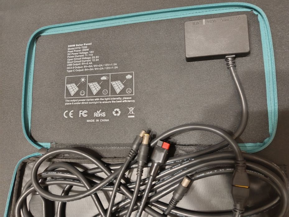 Swarey panel słoneczny kempingowy 200W
