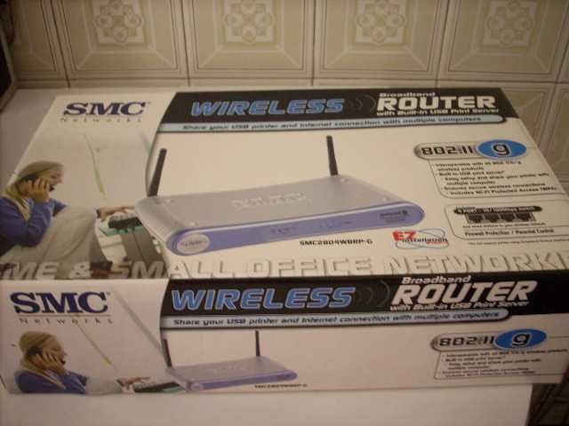 SMC Wireless Barricade Router SMC2804WBRP-G, with all accessories64739011026435122