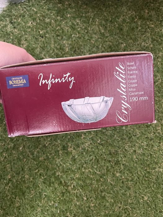 Салатник салатниця піала цукерниця Bohemia Infinity 19 см