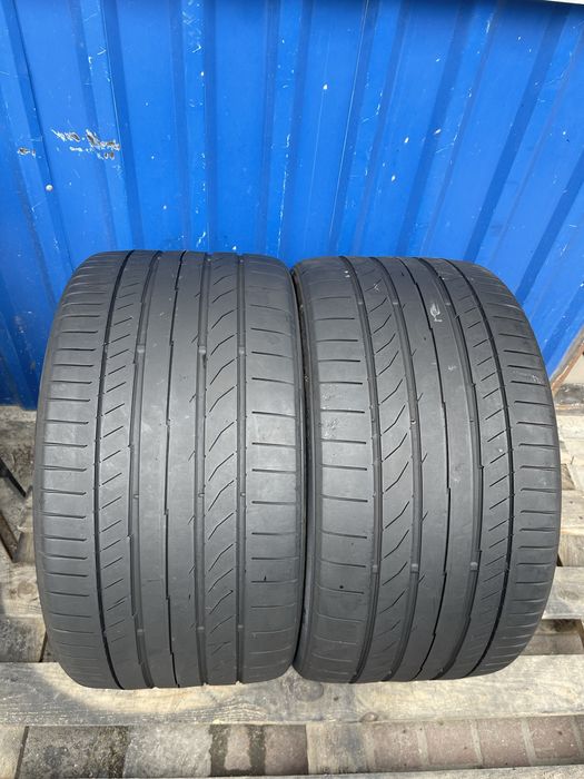 Continental 285/30r19 пара резина шини б/у склад оригінал літо