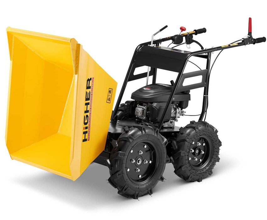 Taczka spalinowa mini wywrotka HIGHER wozidło spalinowe LONCIN 4,5 KM
