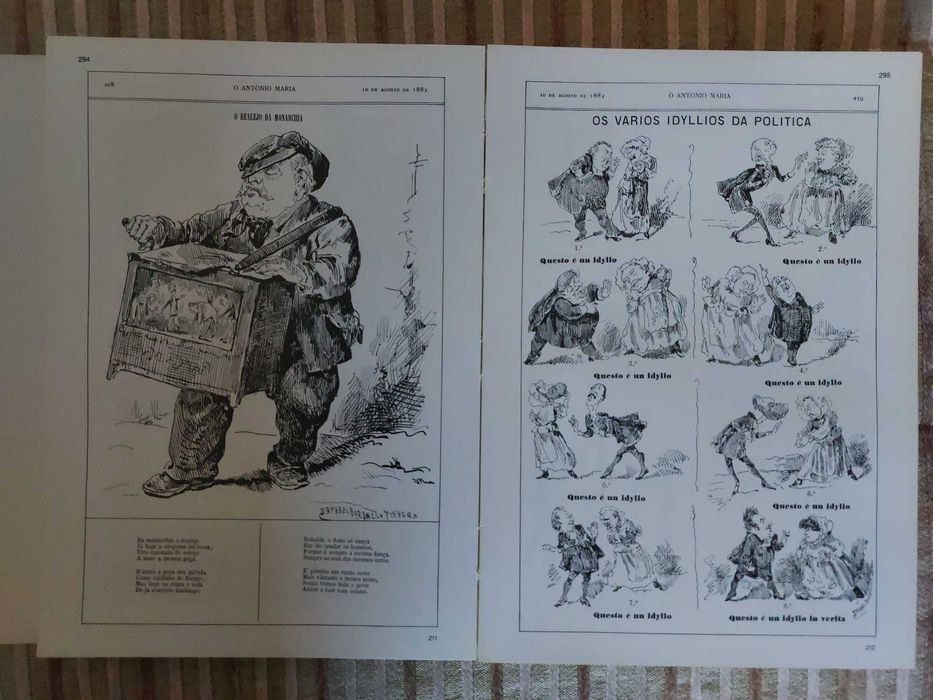 Ilustração Portuguesa , Revista semanal anos 1884 /1885