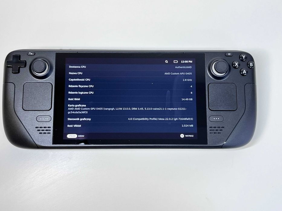 Konsola Valve Steam Deck model 1010 64 GB
