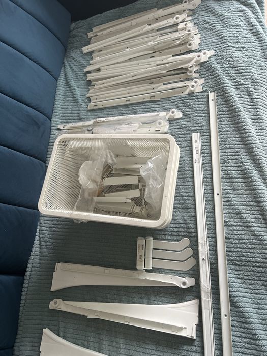 Ikea Algot wsporniki, kosze, prowadnice