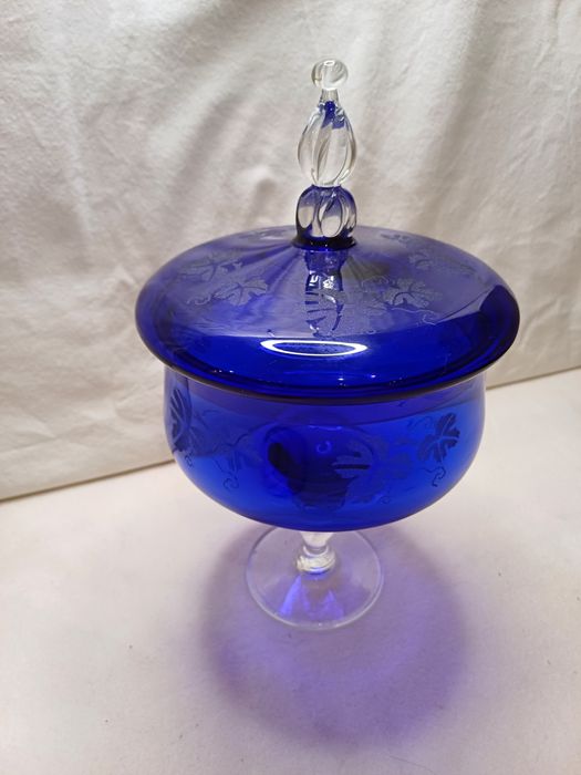 Bomboniera unikat kryształ kobalt