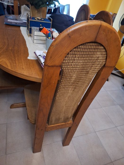 Mobília de sala em nogueira