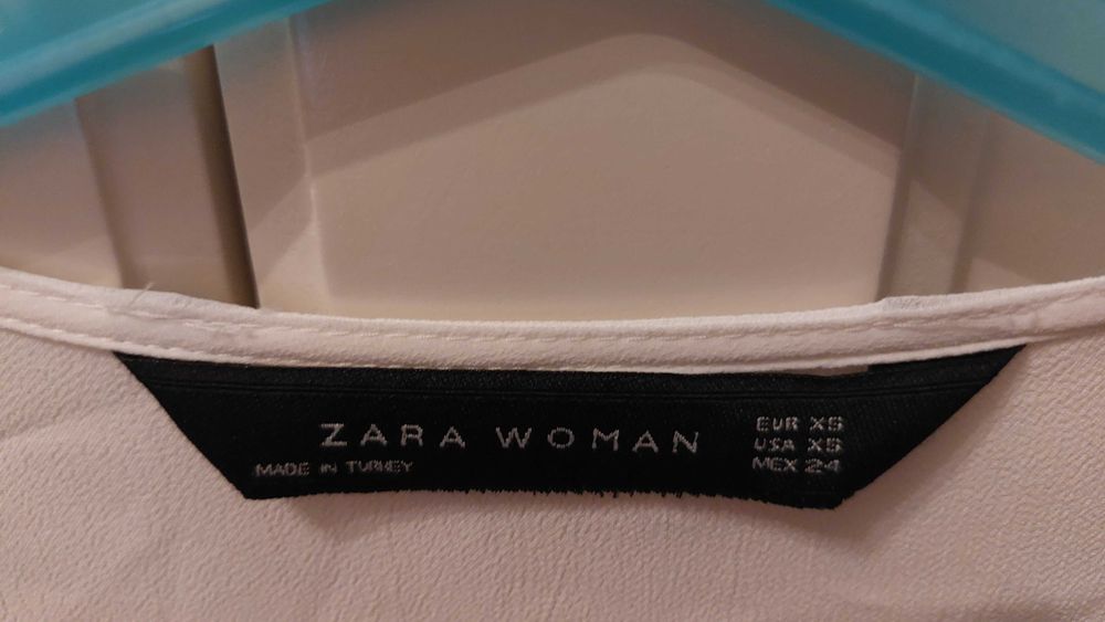 Biała tunika ZARA XS