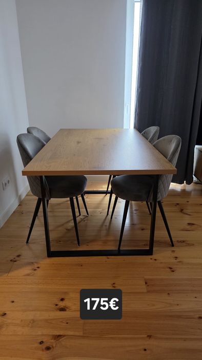 Mesa de Jantar 90x160 Carvalho