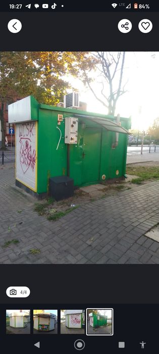 Kiosk pawilon kontener