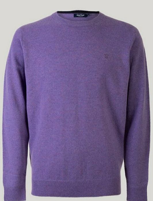 Ліловий джемпер 100% вовна