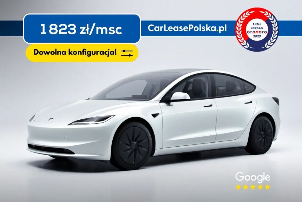 Tesla Model 3 Standard RWD / Bateria LFP / Autopilot / Leasing / Wynajem